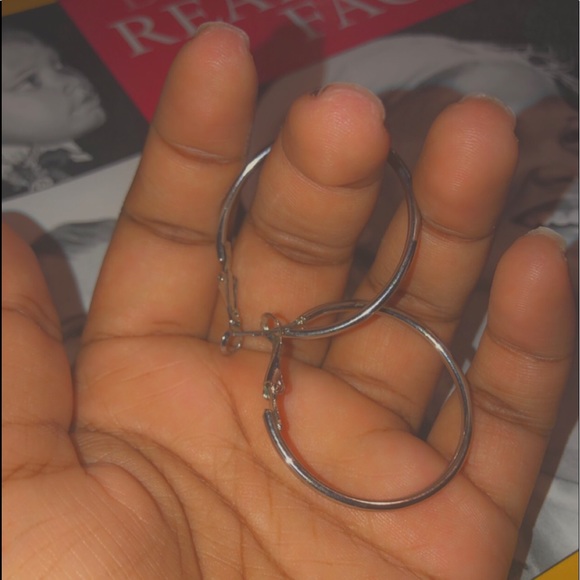 Silver Hoops 🤗😘 - Picture 2 of 4